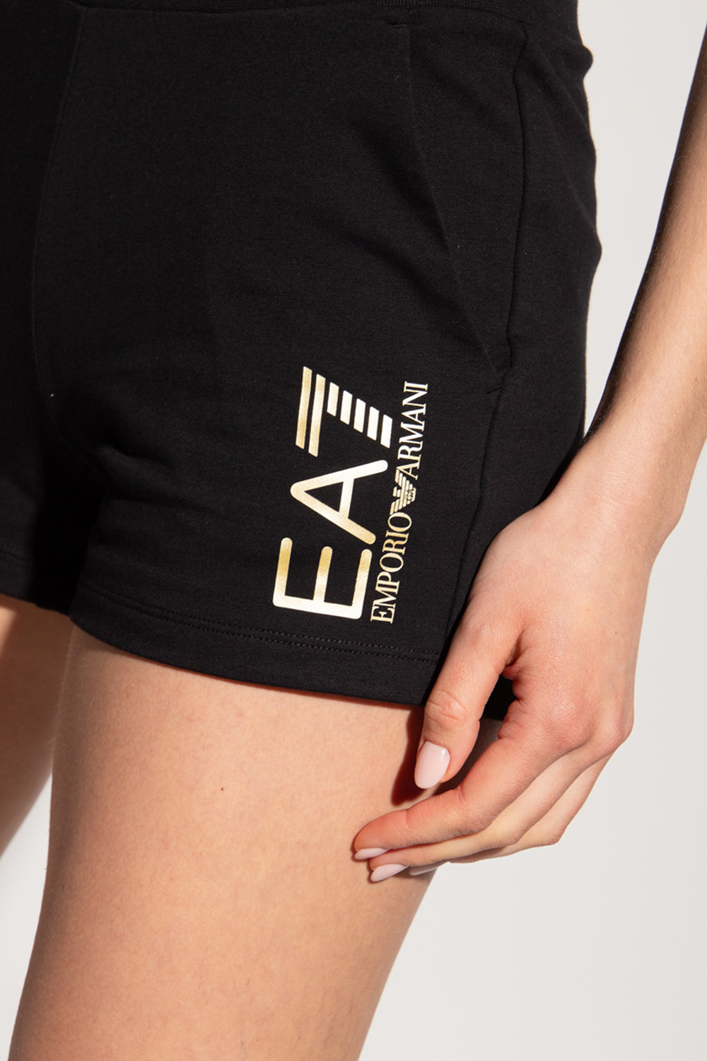 EA7 Emporio Armani Sports shorts with logo